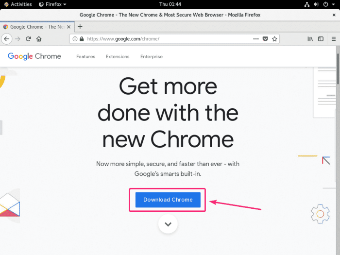 Google chome install
