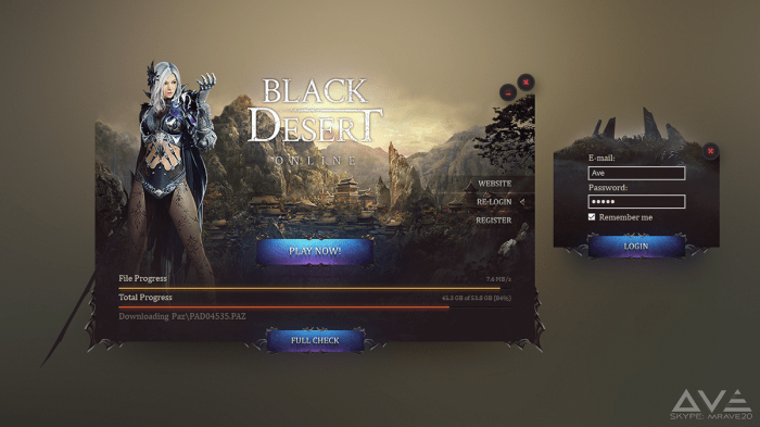 Install black desert
