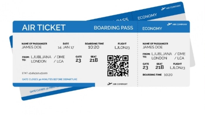 Air tickets