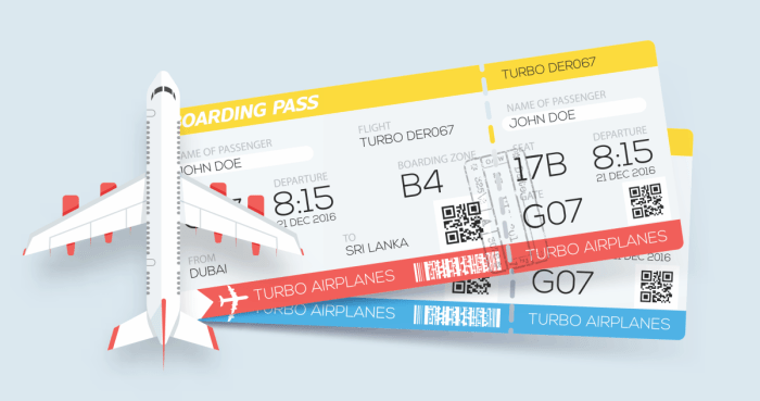Flight ticket booking