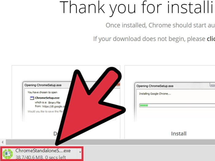Chrome installations