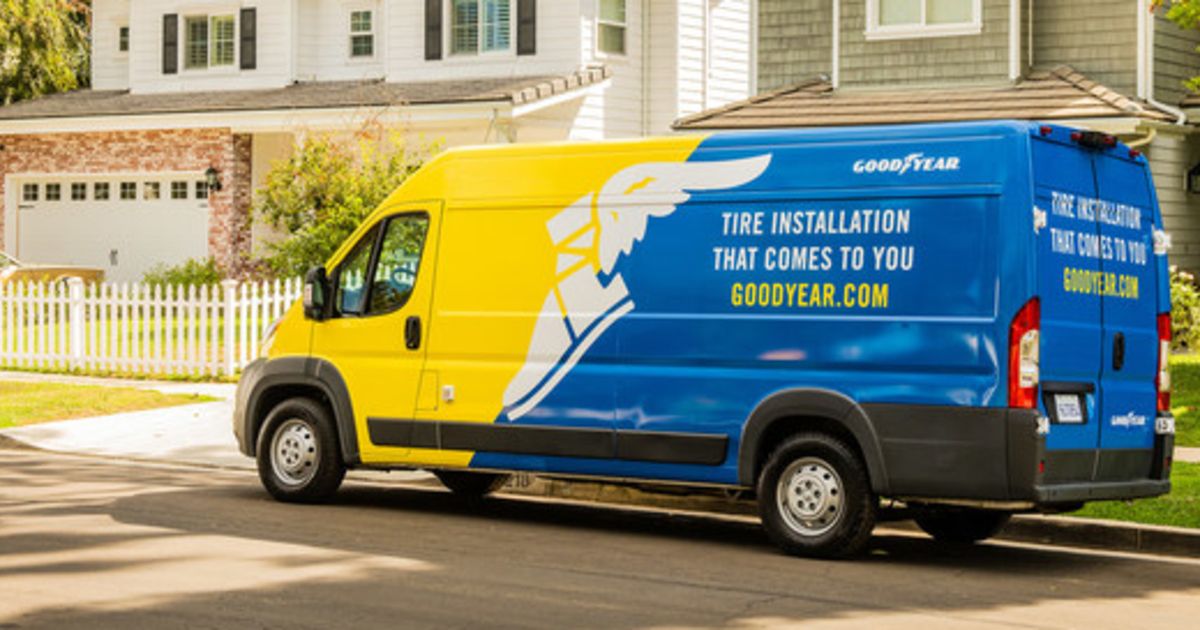 Goodyear mobile tire installation