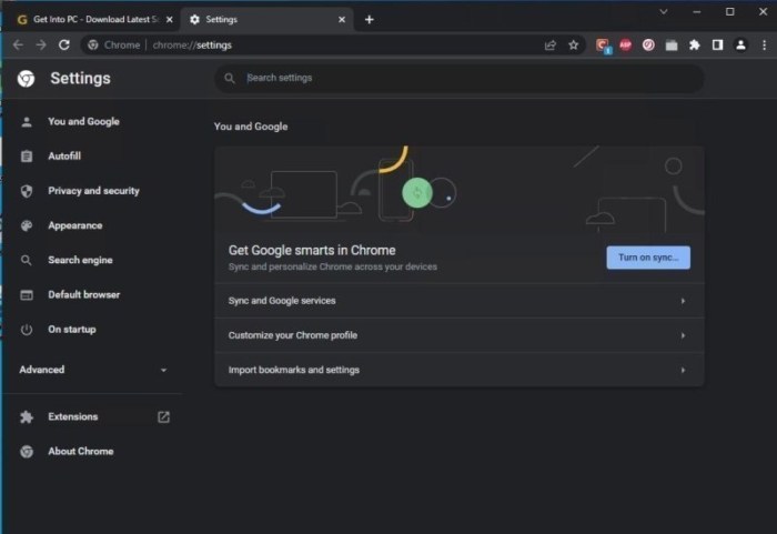 Chrome installer download