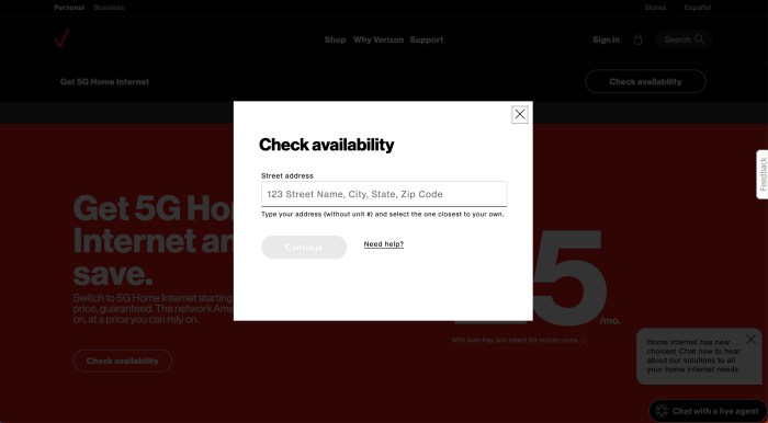 How long does it take for verizon to install internet