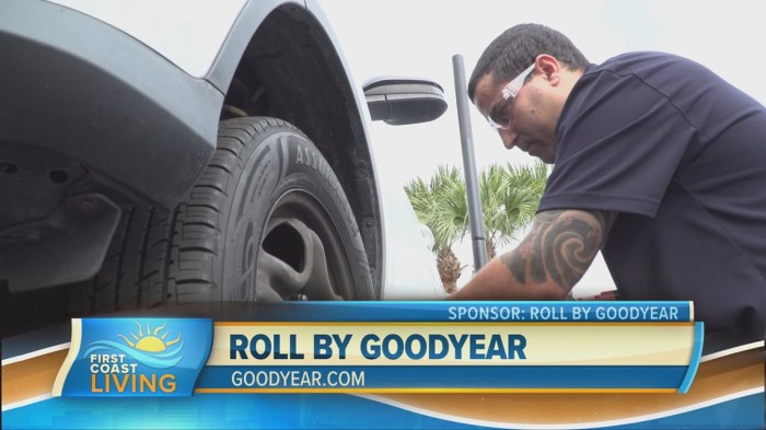Goodyear roll mobile installation
