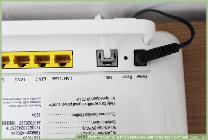 Verizon self installation