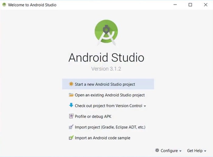 Android studio installer download