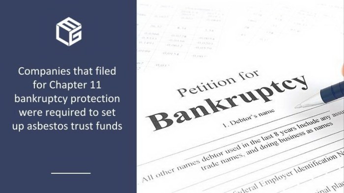 Asbestos trust funds pay lump sum or installments