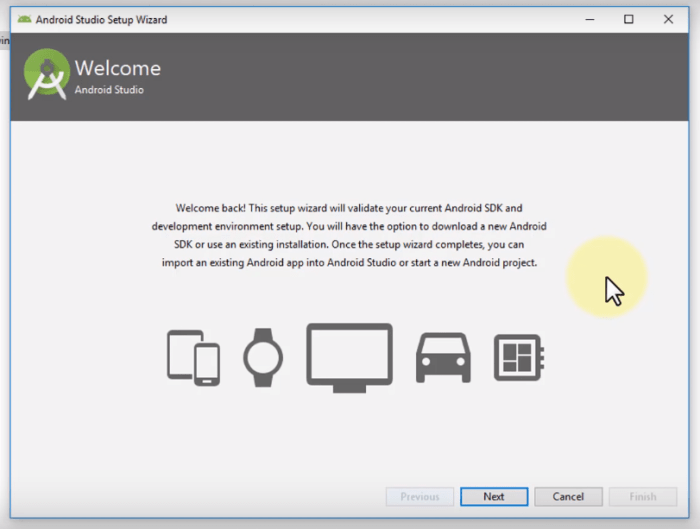 Installation android studio