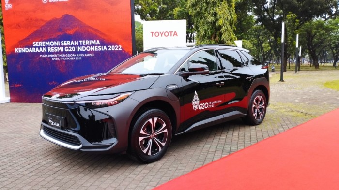 Toyota electric car