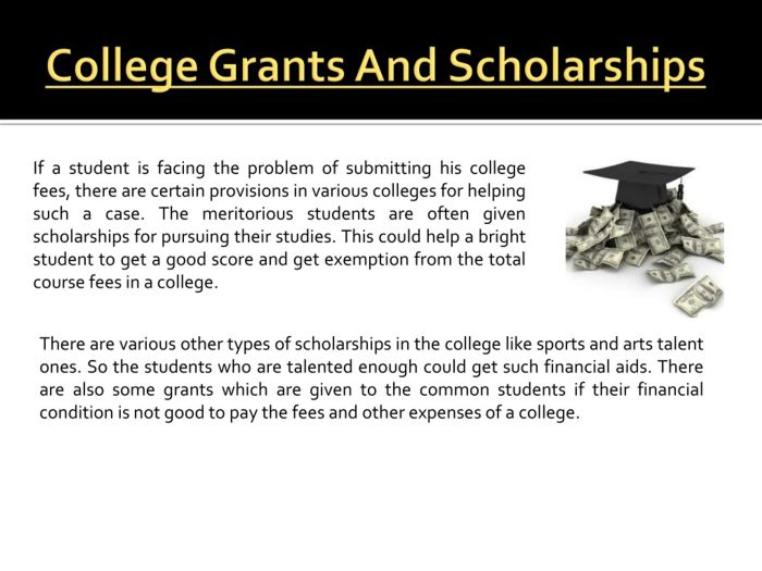 Grants for college students