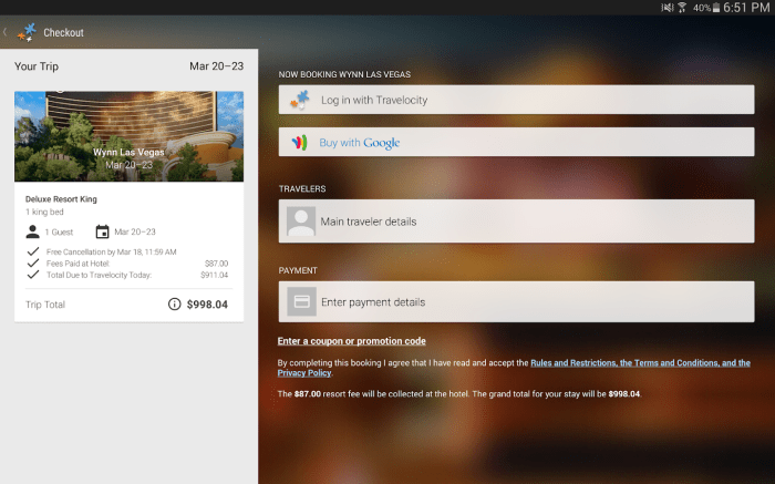 Travelocity hotels