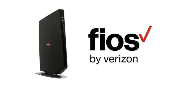Fios verizon installed having