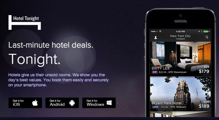 Hotel tonight
