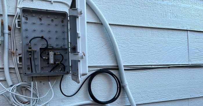 Does spectrum install coaxial cable