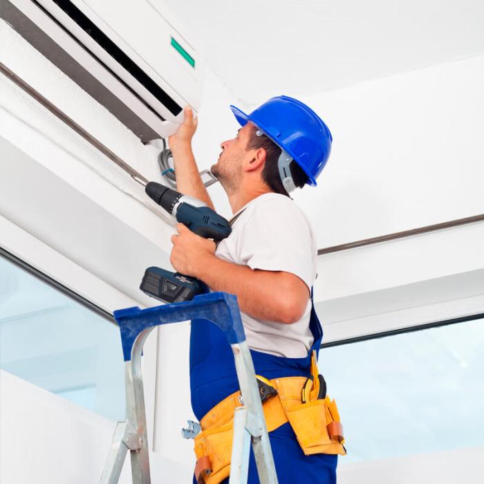 Air conditioning installation flower mound