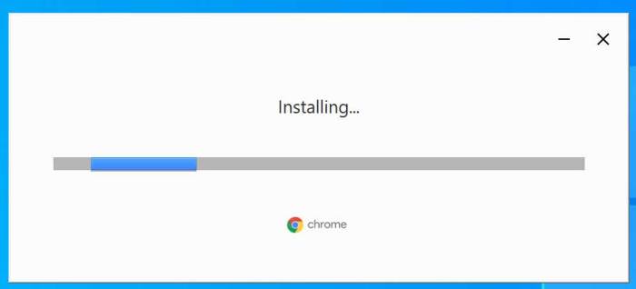 Google crome installer